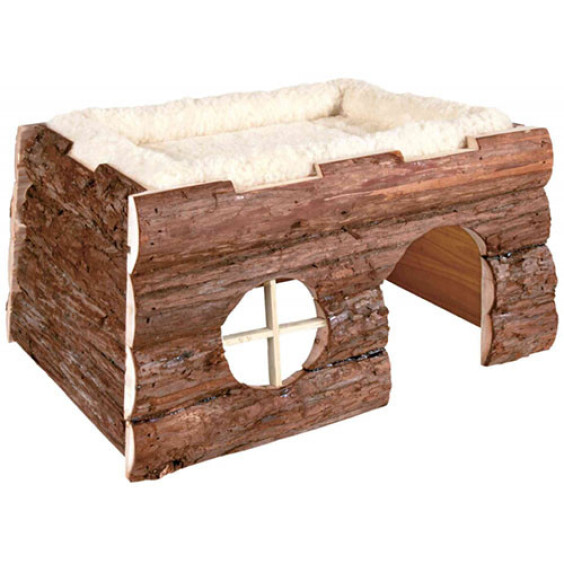 Maison avec lit pour rongeur et lapin