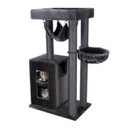 Arbre à chat solide : XXL, pour chat adulte, hamac, 163 cm  Amadeus