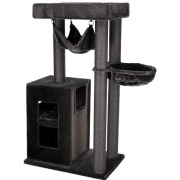 Arbre à chat solide XXL pour chat adulte hamac 163 cm