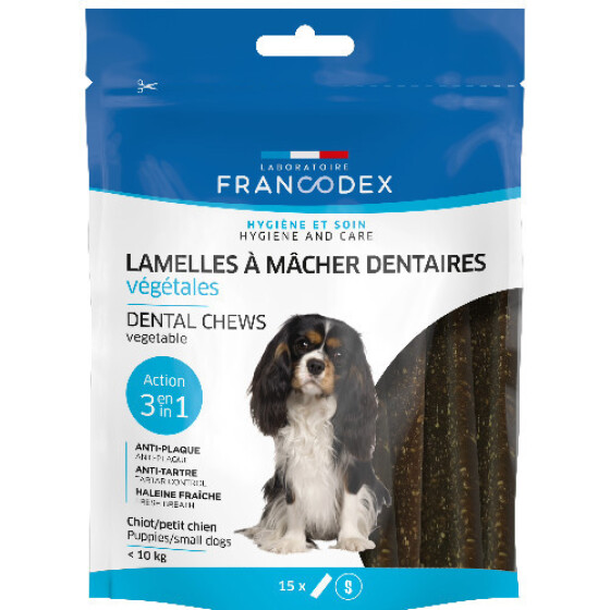 Lamelle à mâcher dentaire