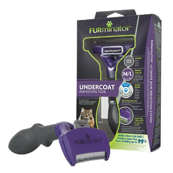 FURminator chat poil long M/L
