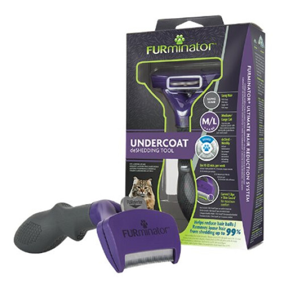 FURminator brosse pour chat poil long M/L