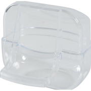 Mangeoire perchoir transparente Arabesque small