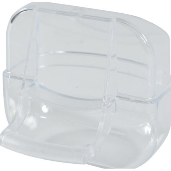 Mangeoire perchoir transparente Arabesque small