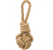 Corde de jeu avec balle tressée