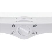 Chatière 4 positions à fermeture magnétique blanche