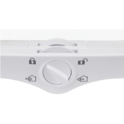 Chatière 4 positions à fermeture magnétique blanche