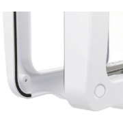 Chatière 4 positions à fermeture magnétique blanche