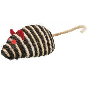 Souris en sisal avec herbe à chat
