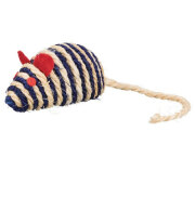 Souris en sisal avec herbe à chat