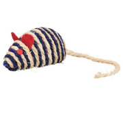 Souris en sisal avec herbe à chat