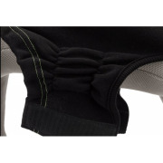 Pull polaire noir et vert