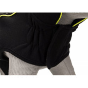 Pull polaire noir et vert