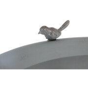 Abreuvoir mangeoire métal sur pied 