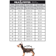 Milk & Pepper Manteau Kalahari réversible léopard et taupe