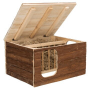 Maison Hilke Natural Living avec râtelier à foin intégré