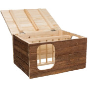 Maison Hilke Natural Living avec râtelier à foin intégré