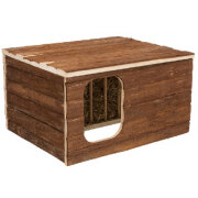 Maison Hilke Natural Living avec râtelier à foin intégré