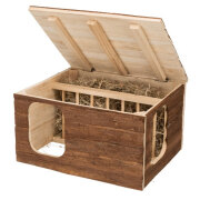 Maison Hilke Natural Living avec râtelier à foin intégré