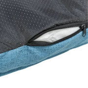 Coussin Talis bleu, déhoussable, toutes tailles XXL