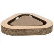 Plaque griffoir avec carton et  balles pour chat