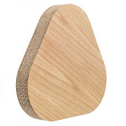 Plaque griffoir avec carton et  balles pour chat