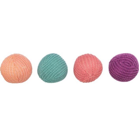 Set de 2 balles tricotées