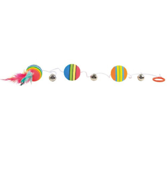 Balles arc-en-ciel sur bande élastique