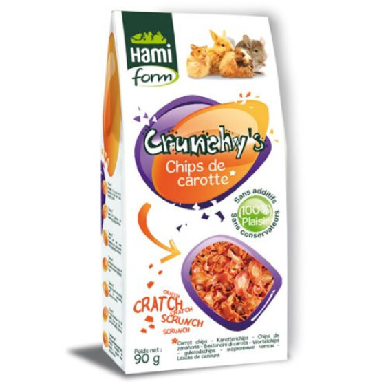 Hami Form Friandises Crunchy's chips de carotte