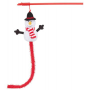 Canne à pêche bonhomme de neige