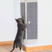 Griffoir d'angle pour chat gris