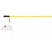 Canne à pêche souris avec bande élastique