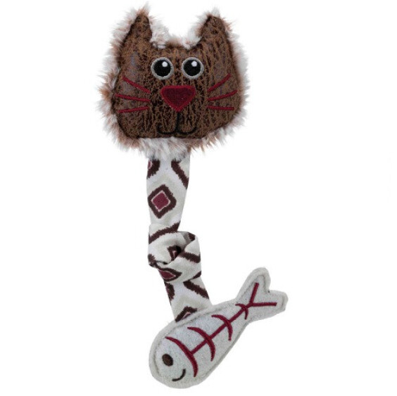 Peluche tête de chat