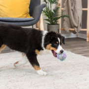 Balle en corde multicolore