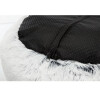 Lit apaisant pour chien blanc