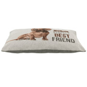 Coussin Chipo en Jacquard Teckel