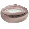 Panier lit Livia rose pour chien