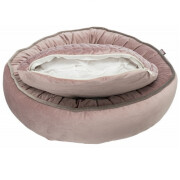 Panier Lit Livia rose pour chien