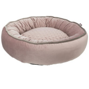 Panier lit Livia rose pour chien