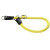 Collier corde rond Freestyle jaune fluo