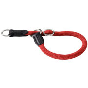 Collier corde rond Freestyle rouge pour chien