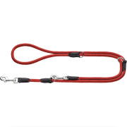 Laisse Freestyle 3 positions en corde rouge Hunter