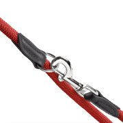 Laisse Freestyle 3 positions en corde rouge