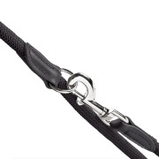 Laisse Freestyle 3 positions en corde noire Hunter