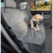 Protection banquette arrière voiture Heather gris 