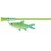 Canne à pêche avec poisson
