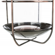 Mangeoire extérieure en métal cuivré