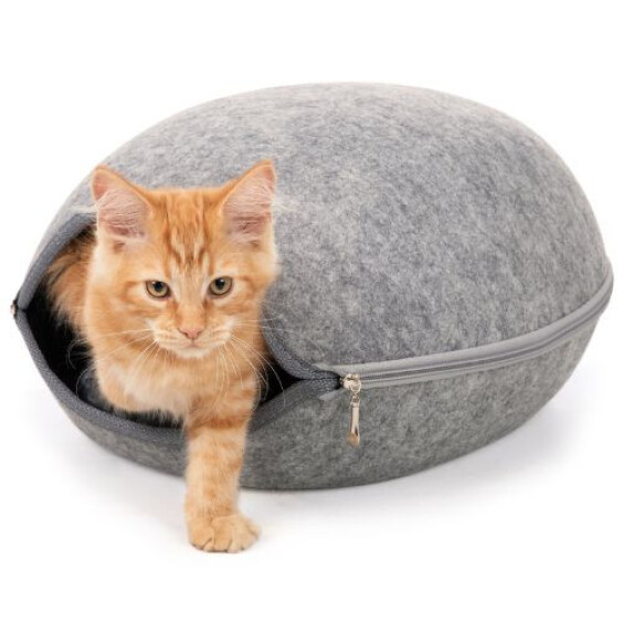 Cachette et lit pour chat