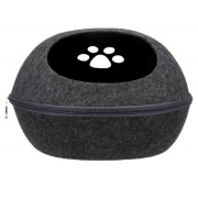 Maison design pour chat cachette et lit avec motif original