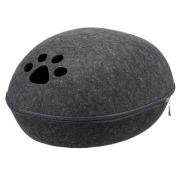 Maison design pour chat cachette et lit avec motif original